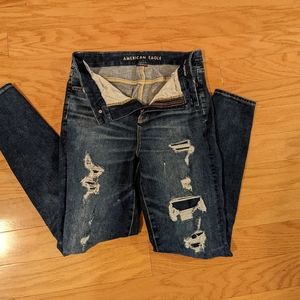 American Eagle Curvy High Rise jeggings